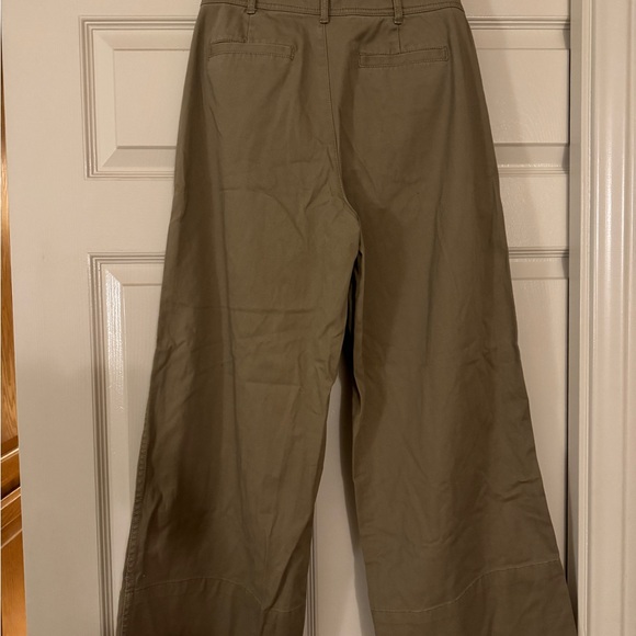 Madewell Langford Wide-Leg Crop Pants in Light Latte Size 26 - Picture 8 of 10